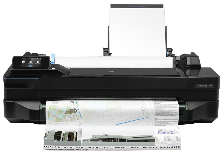 HP DesignJet T120 Large Format Compact Wireless Printer - 24
